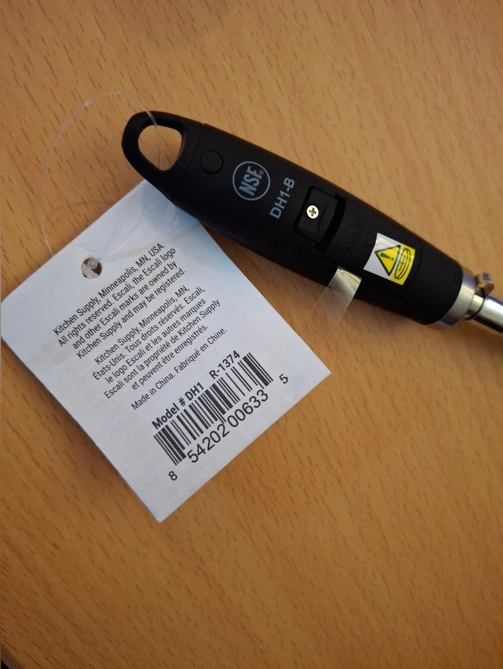 Escali DH1-B Digital NSF Thermocouple Meat Thermometer w/ Stainless Probe